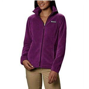 Columbia Benton Springs full zip purple fleece jacket Womens Extra Large warm
